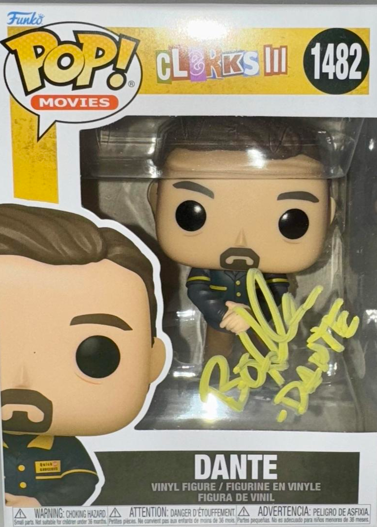 Brian O'Halloran Signed Funko Pop #1482 "Dante" (Clerks) - JSA COA #03